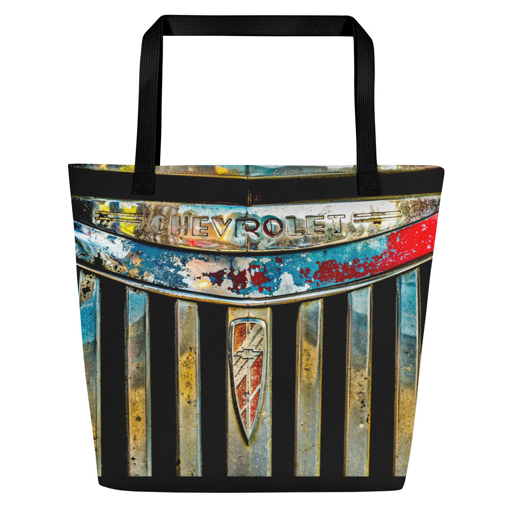 42' Chevy Large Tote Bag