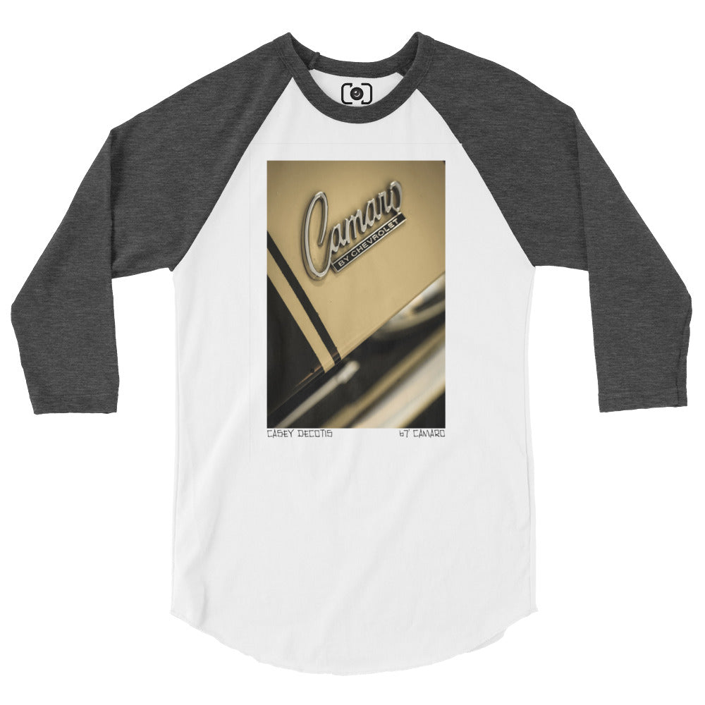 67' Chevy Camaro 100% cotton quarter sleeve T