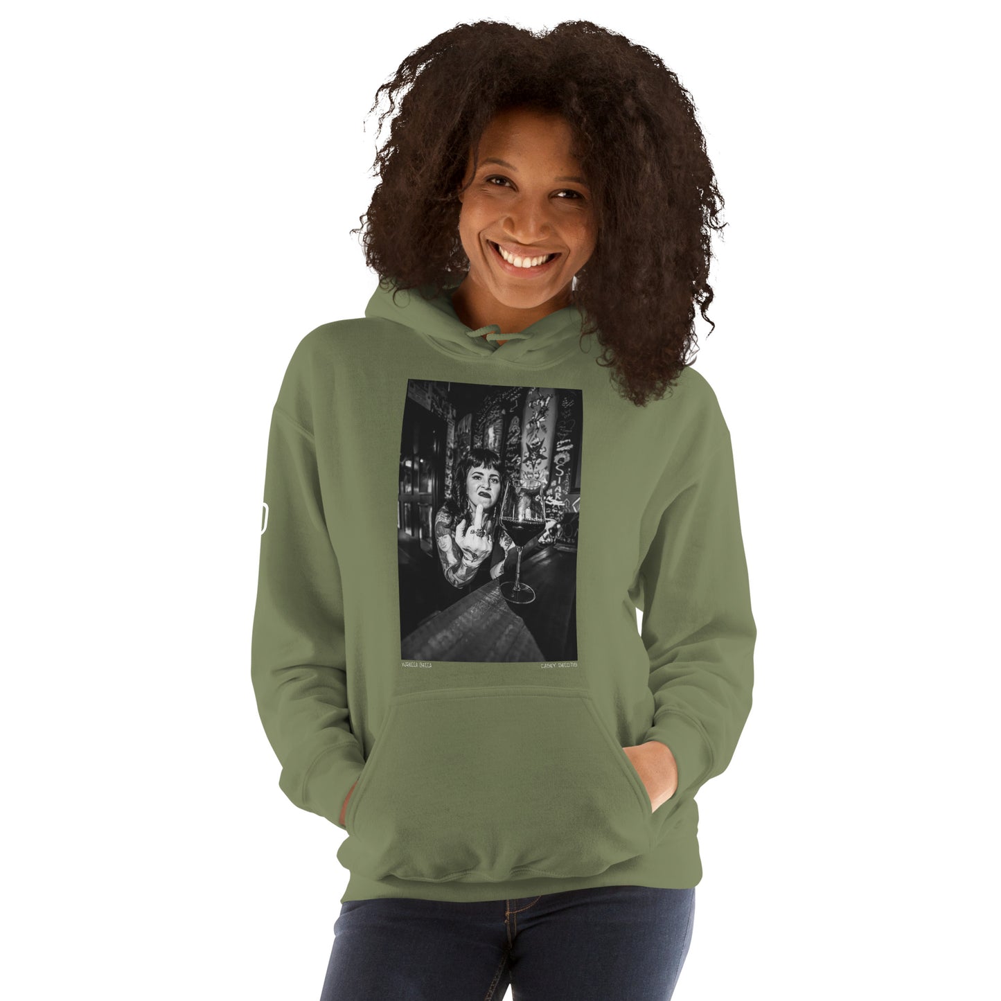 Wrecca Becca all around hoodie.